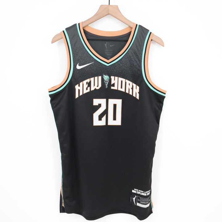 Nike New York Liberty Sabrina Ionescu 20 Explorer Edition Jersey Womens M Black