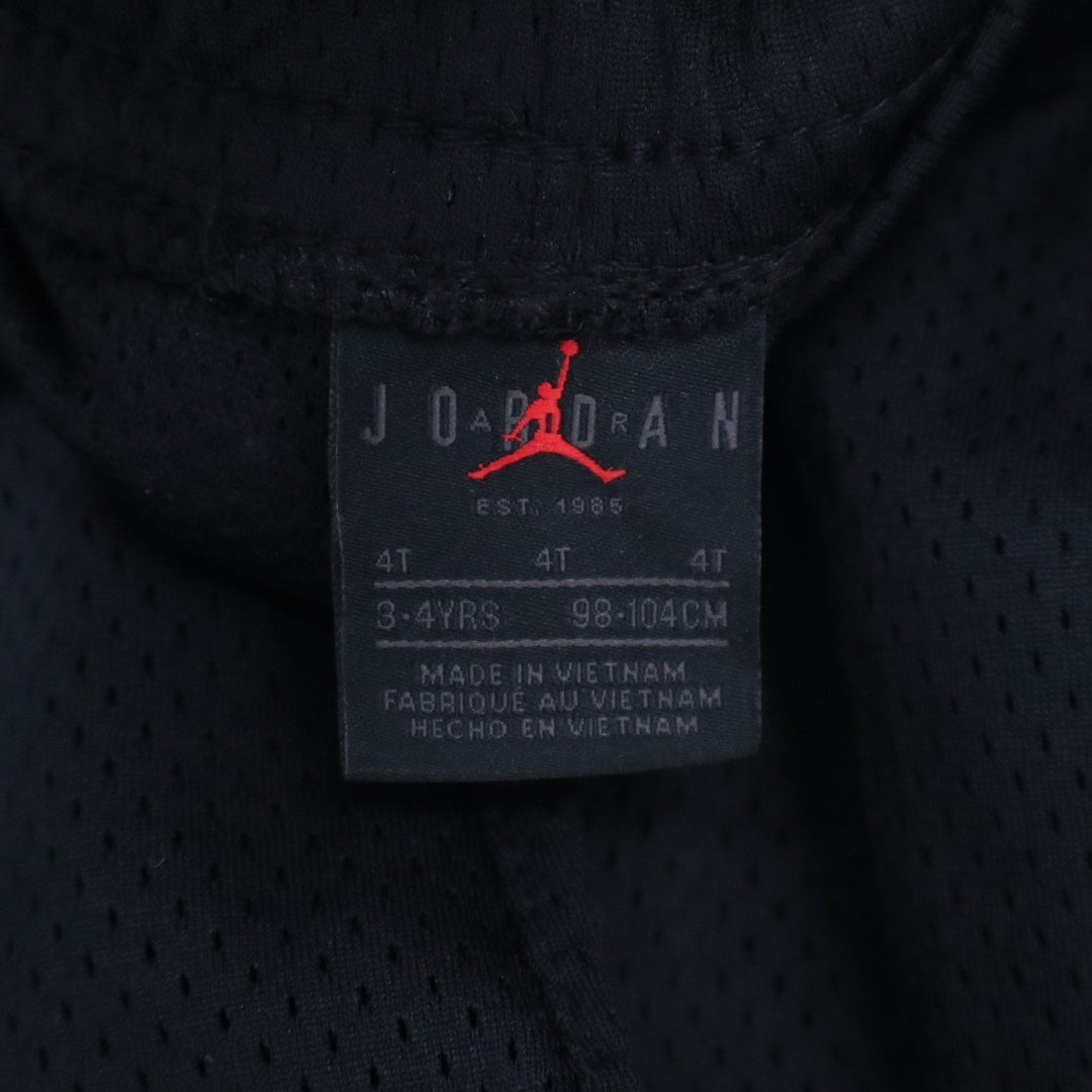 Jordan Flight Boys Black Mesh Basketball Shorts Jumpman Graphic 4T