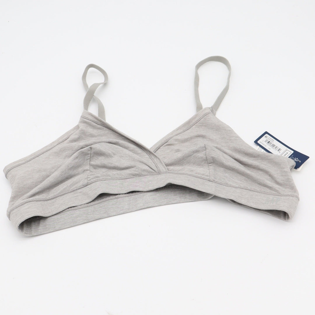 GapBody Bralette Womens L Breathe Light Heather Gray Adjustable Straps NEW