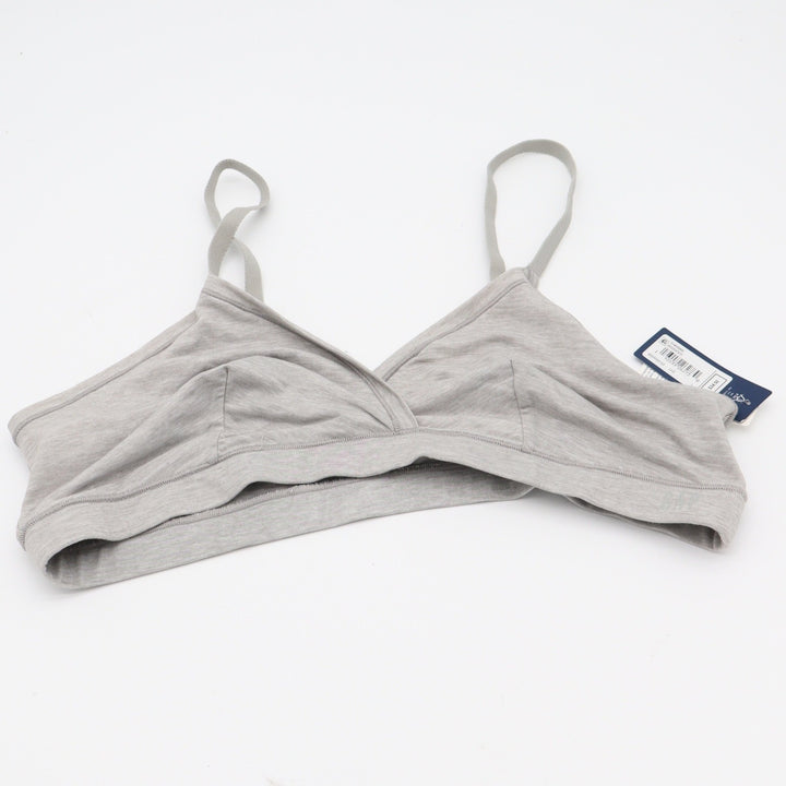 GapBody Bralette Womens L Breathe Light Heather Gray Adjustable Straps NEW