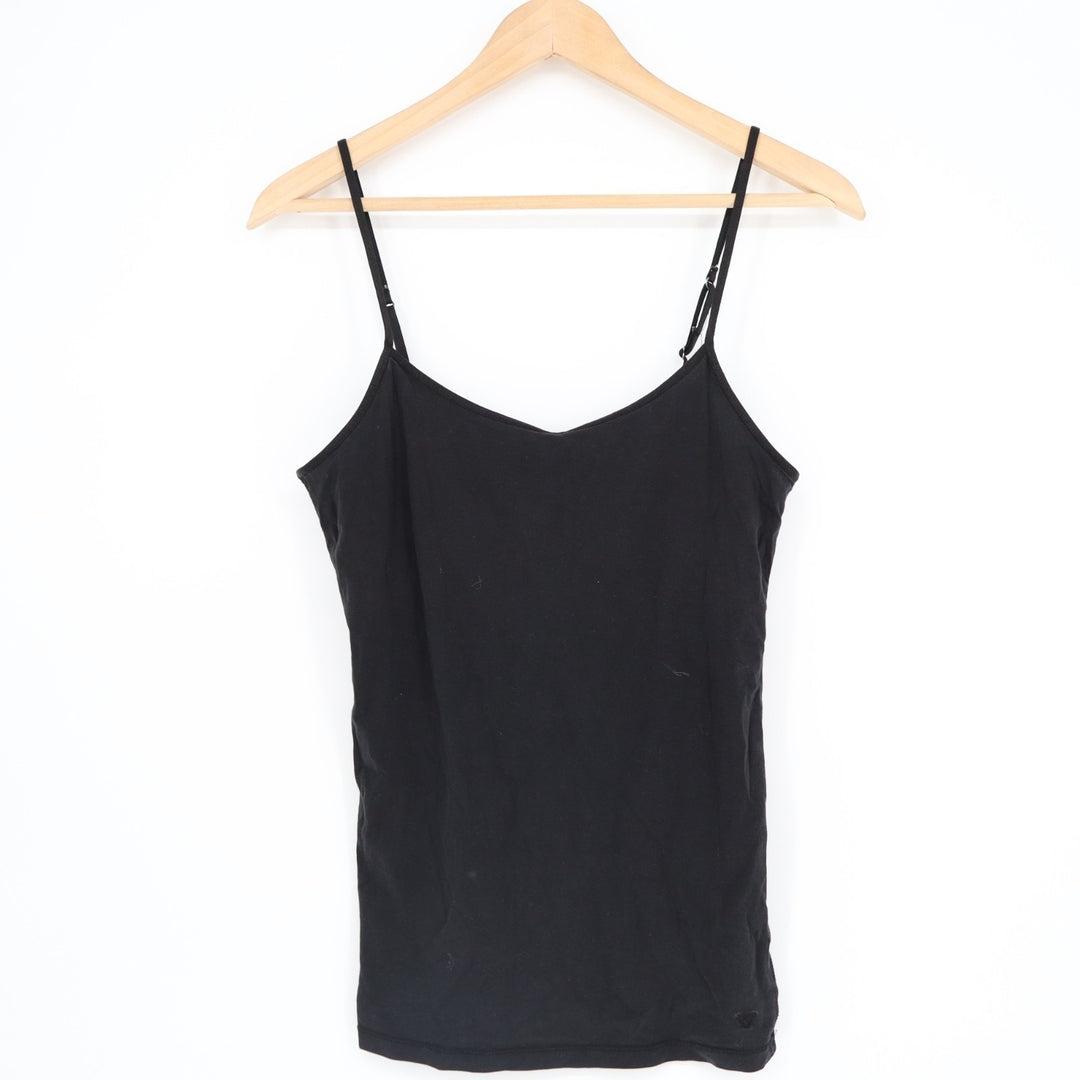 American Eagle Outfitters Camisole Top Womens M Black Stretch Adjustable Straps