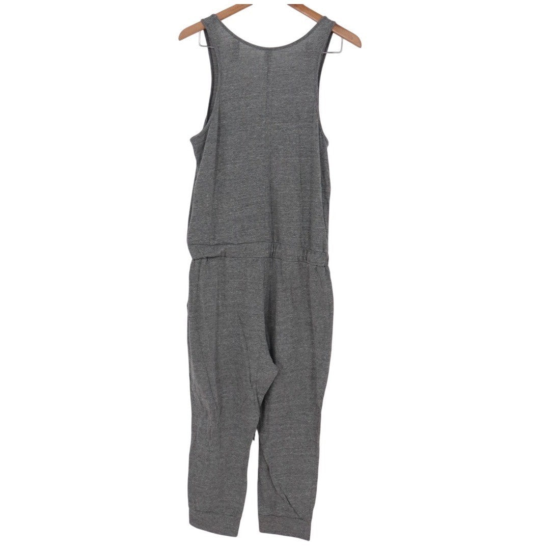 Alternative Grey Jersey Tank Jumpsuit Lounge Athleisure Size L