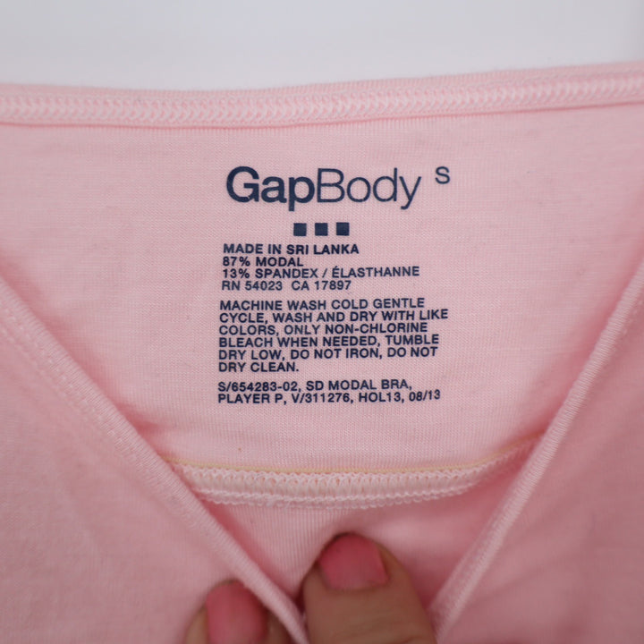 Gap Bralette Womens S SD Modal Bra Pink Adjustable Spaghetti Strap Excellent