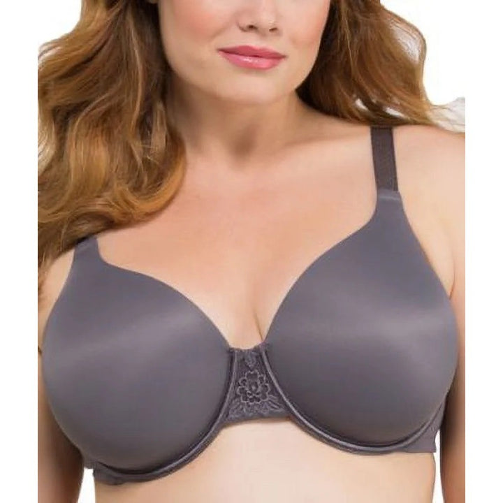 Vanity Fair Beauty Back Full Figure Smoothing Underwire Bra 44D Steele Violet
