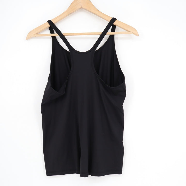 Nike One Dri-Fit Tank Top Womens Medium Black Racerback Scoop Neck Activewear