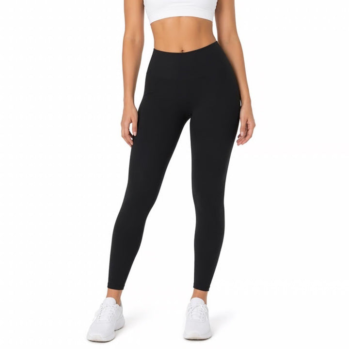 HeyNuts Leggings Women 26 Black Performance Running High Waisted Yoga Skinny Leg