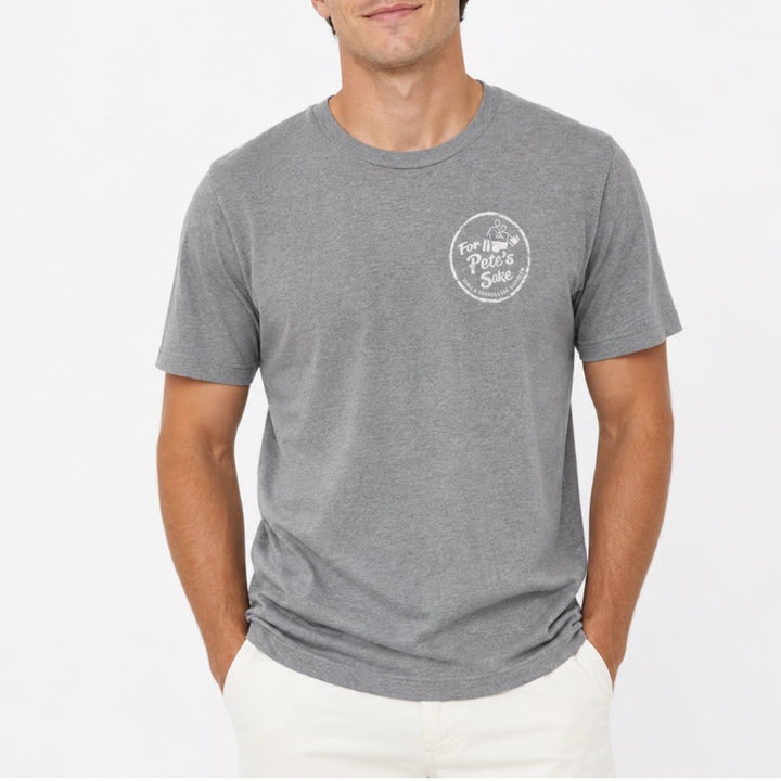 Unbranded T-Shirt Mens L Graphic For Pete's Sake Grey Heathered Excellent