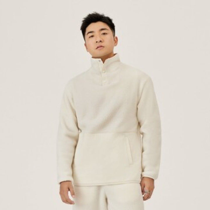 Allbirds Men's Fluff Fleece Pullover Natural White Size XL