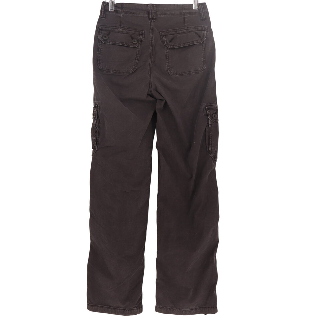 American Eagle Outfitters Convertible Baggy Cargo Jogger Pants Womens 0 Gray