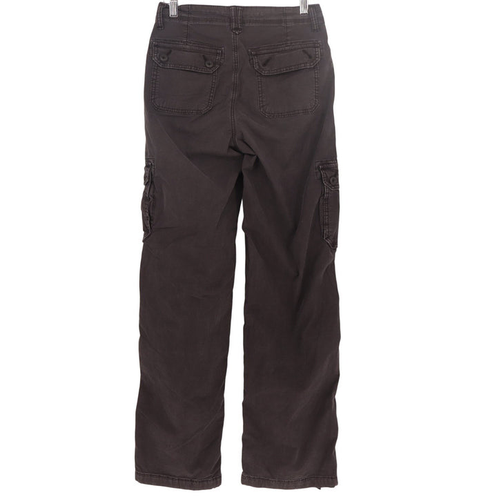 American Eagle Outfitters Convertible Baggy Cargo Jogger Pants Womens 0 Gray