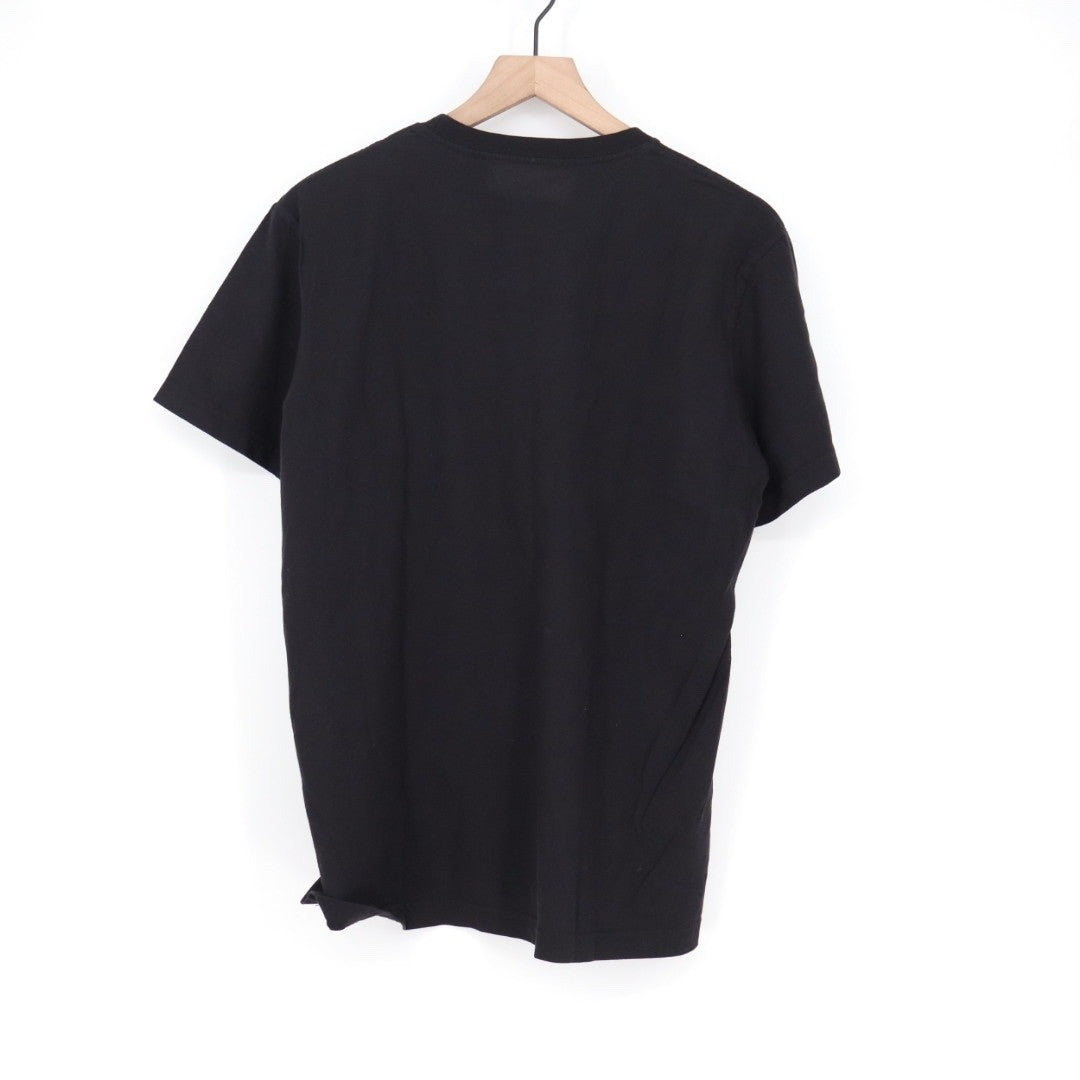 American Giant Black Crew Neck Short Sleeve T Shirt Made in USA Size Medium