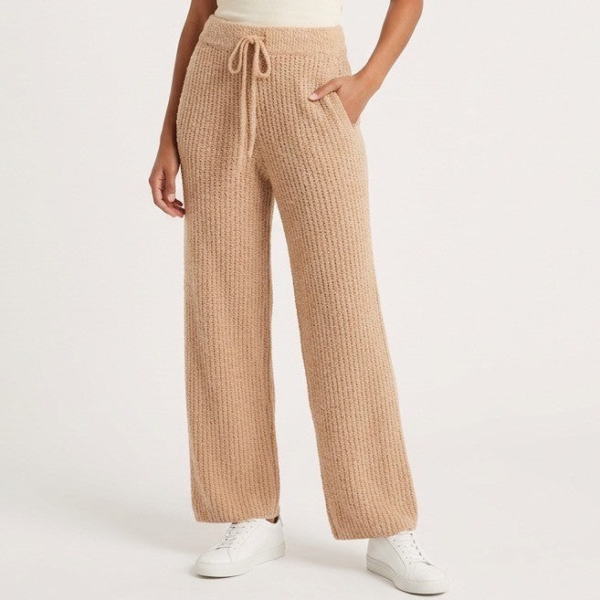 State of Day Intimates Pajama Pants Womens Large Brown Waffle Knit Sleepwear