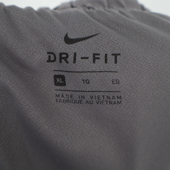 Nike Dri Fit Running Shorts Womens XL Gray Space Dye High Rise Elastic Waist