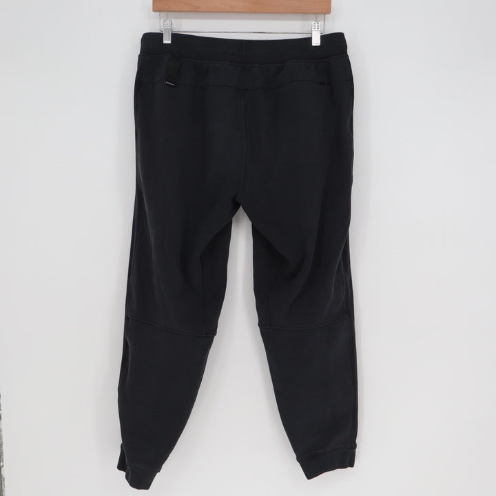 Legends Aviation Jogger Mens XL Black Tapered Sweatpants Zipper Pockets