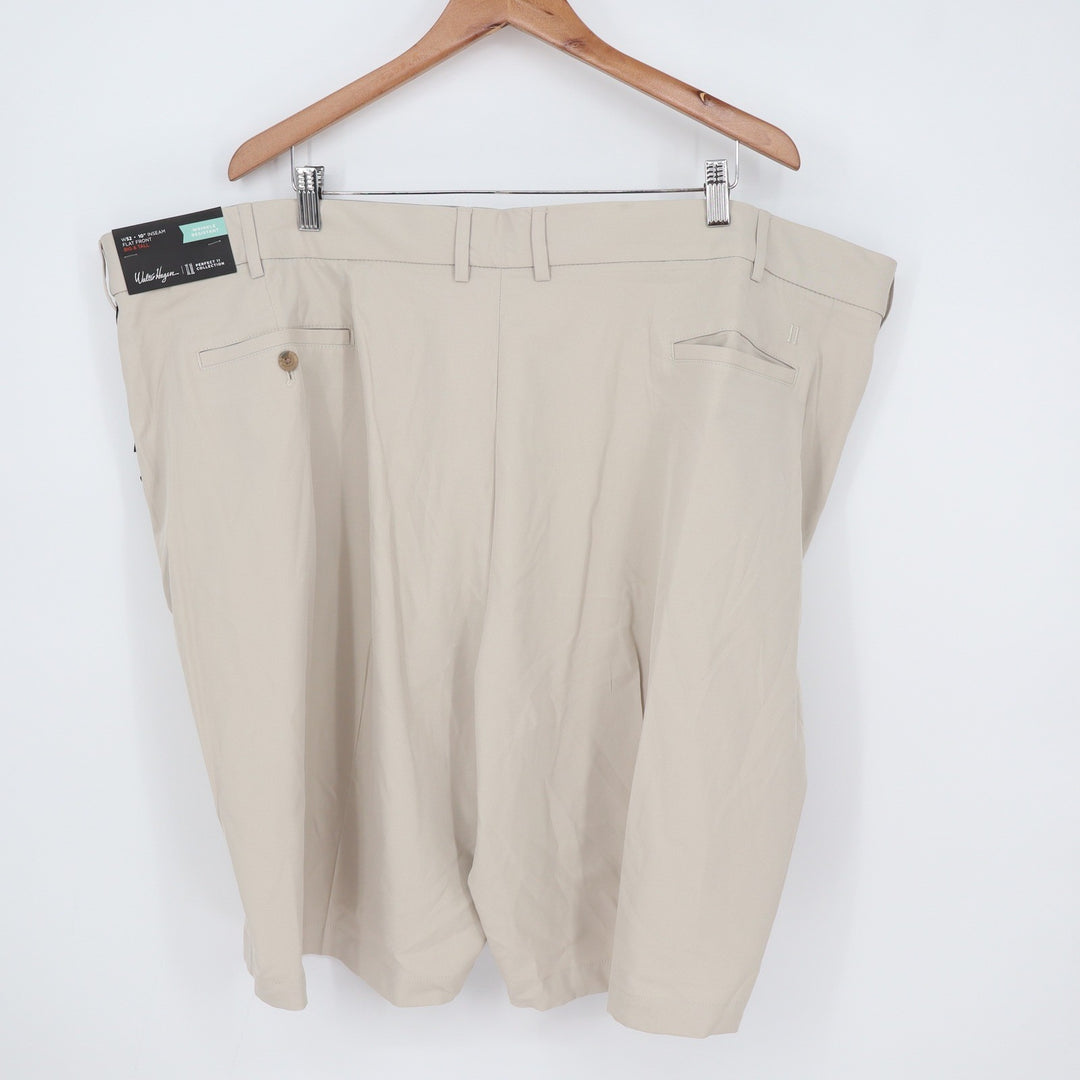 Walter Hagen Perfect 11 Golf Shorts Mens 52 Big & Tall Khaki
