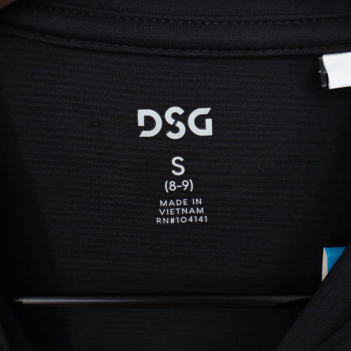 DSG Boys Movement Tee Short Sleeve Moisture Wicking Athletic Shirt Black S 8-9