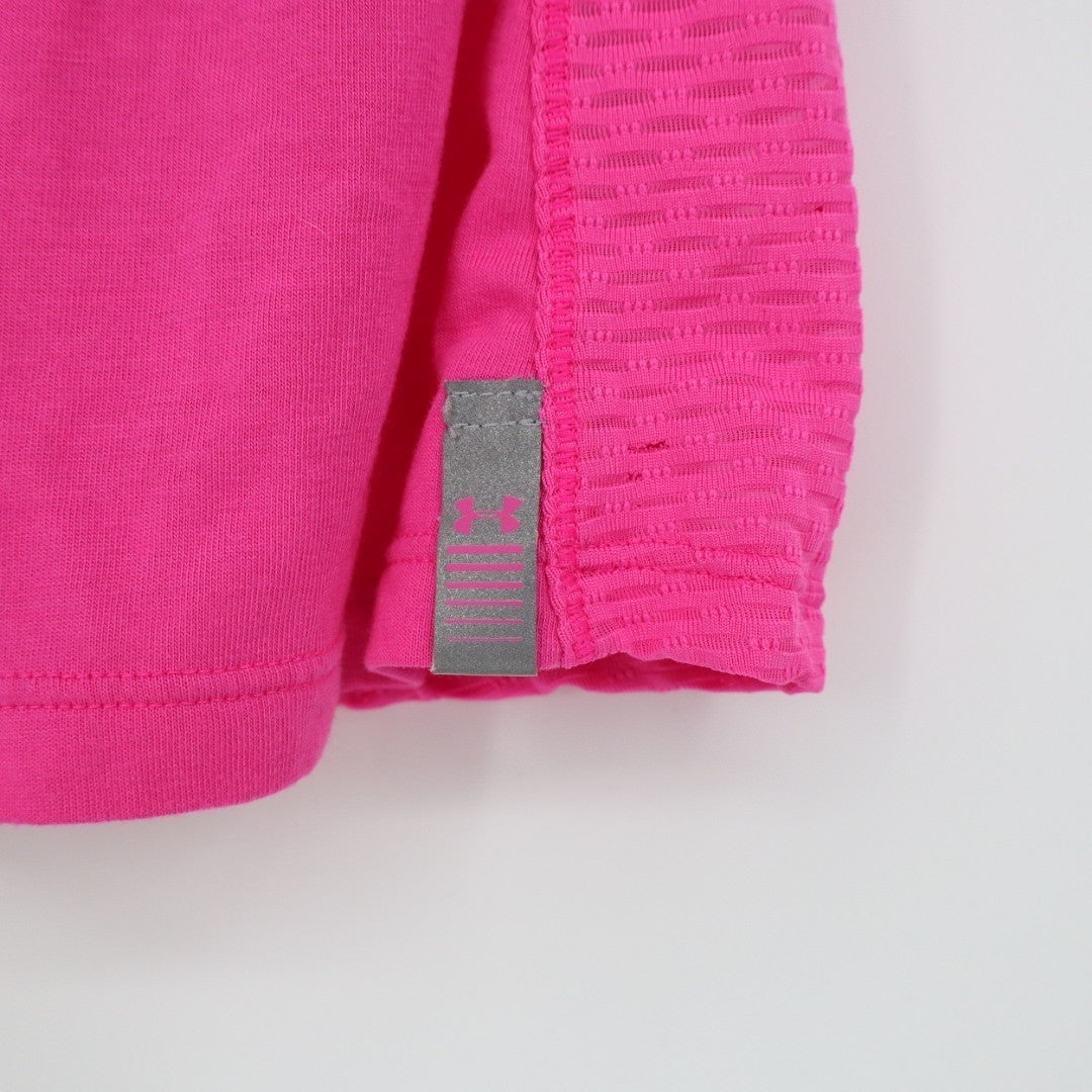 Under Armour Tank Top Womens XS Pink Stretch Racerback Scoop Neck Running Wear