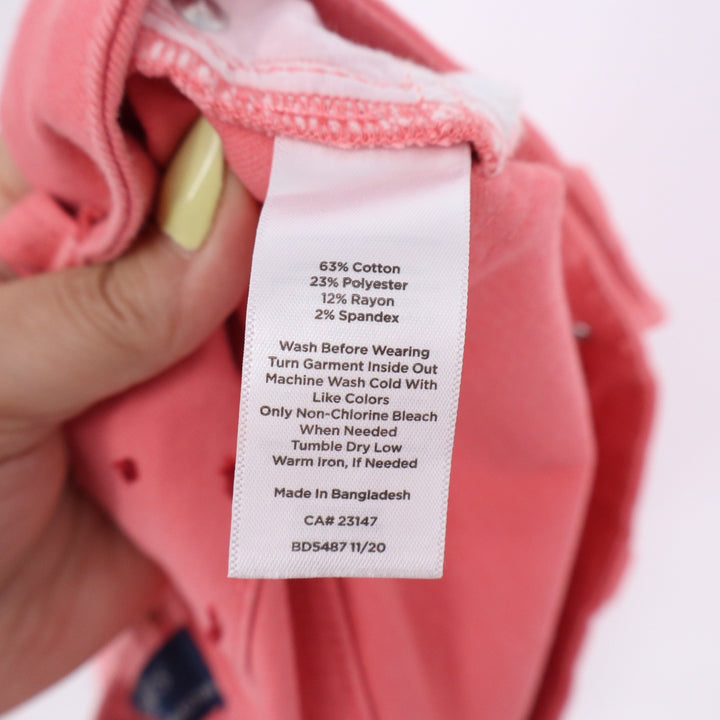 Talbots Simply Flattering Collection Coral Pink Slim Pants Womens 2P