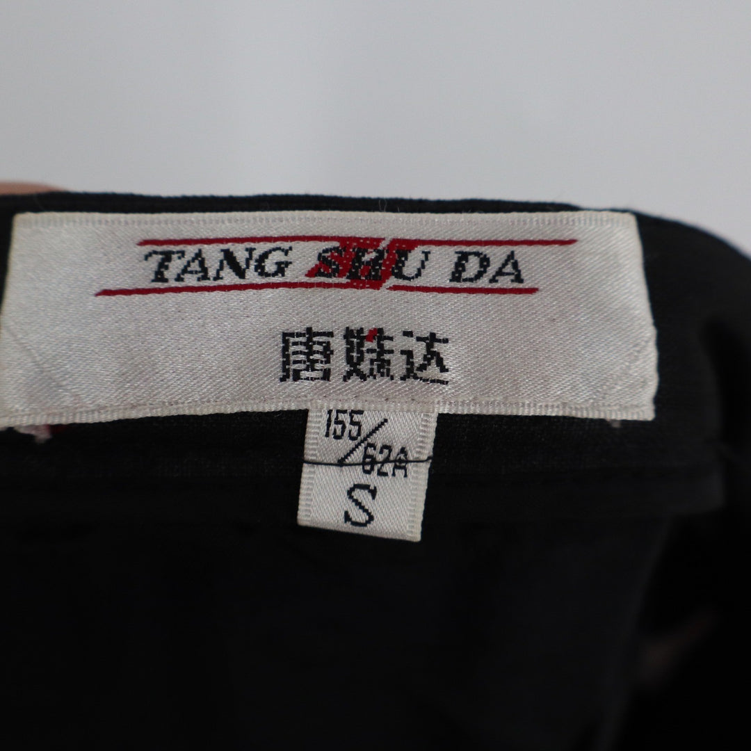 Tang Shu Da Black Pencil Skirt Knee Length Professional Career Size S