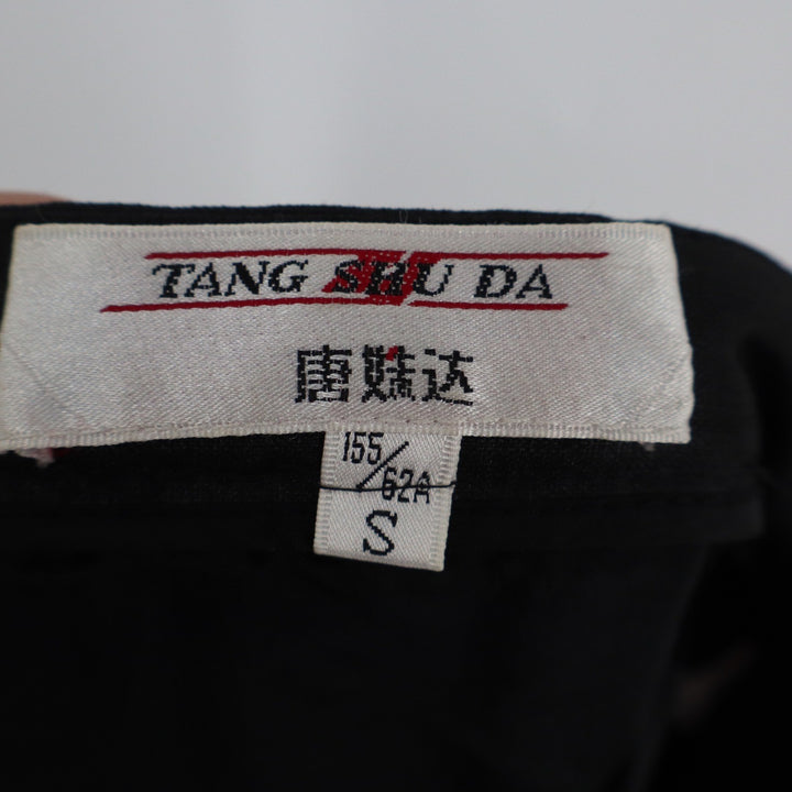 Tang Shu Da Black Pencil Skirt Knee Length Professional Career Size S