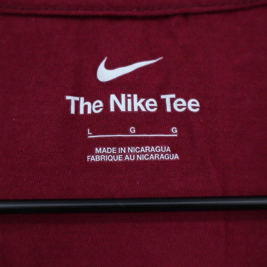 Nike The Nike Tee Arcadia Wrestling Graphic T Shirt Burgundy Size L