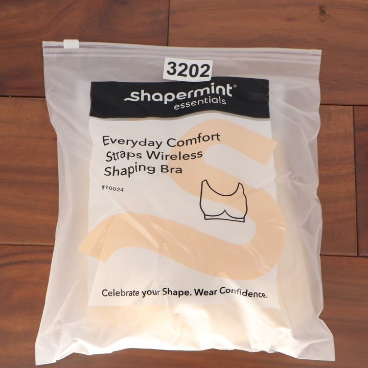 Shapermint Essentials Everyday Comfort Straps Wireless Shaping Bra Large Chai