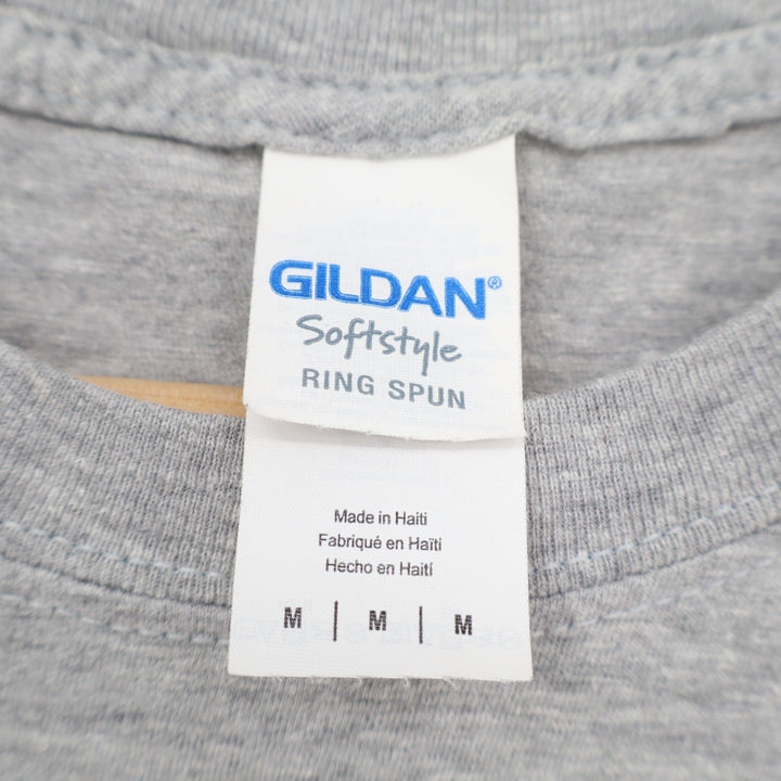 Gildan T Shirt Womens M Heather Gray Talk To Me Goose Graphic Cotton Crew Neck