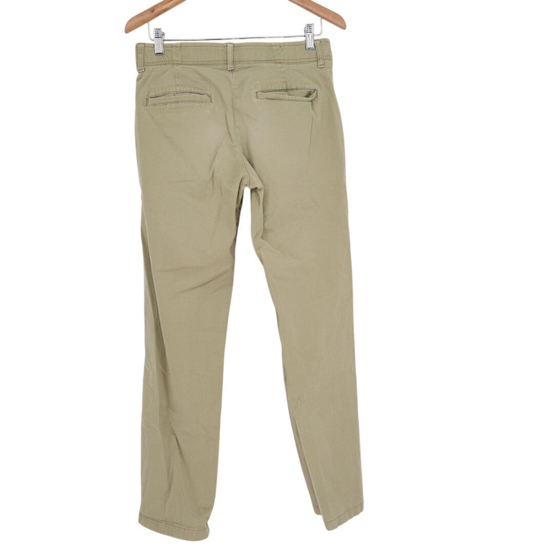 Lee Extreme Chino Pants Mens 30x32 Khaki Cotton Stretch Slash Pockets Straight
