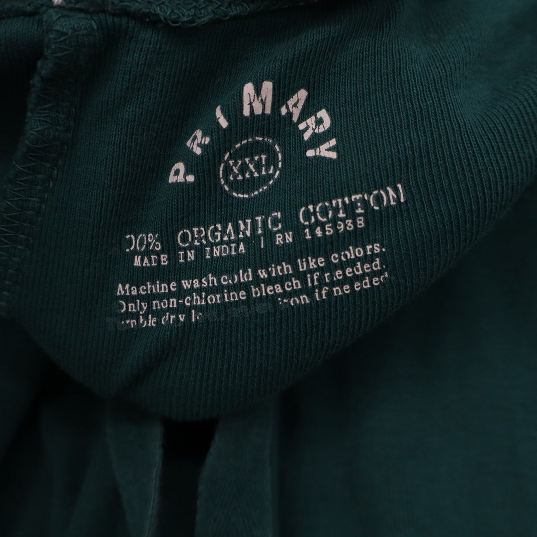 Primary Organic Cotton Joggers Forest Green XXL Drawstring Sweatpants