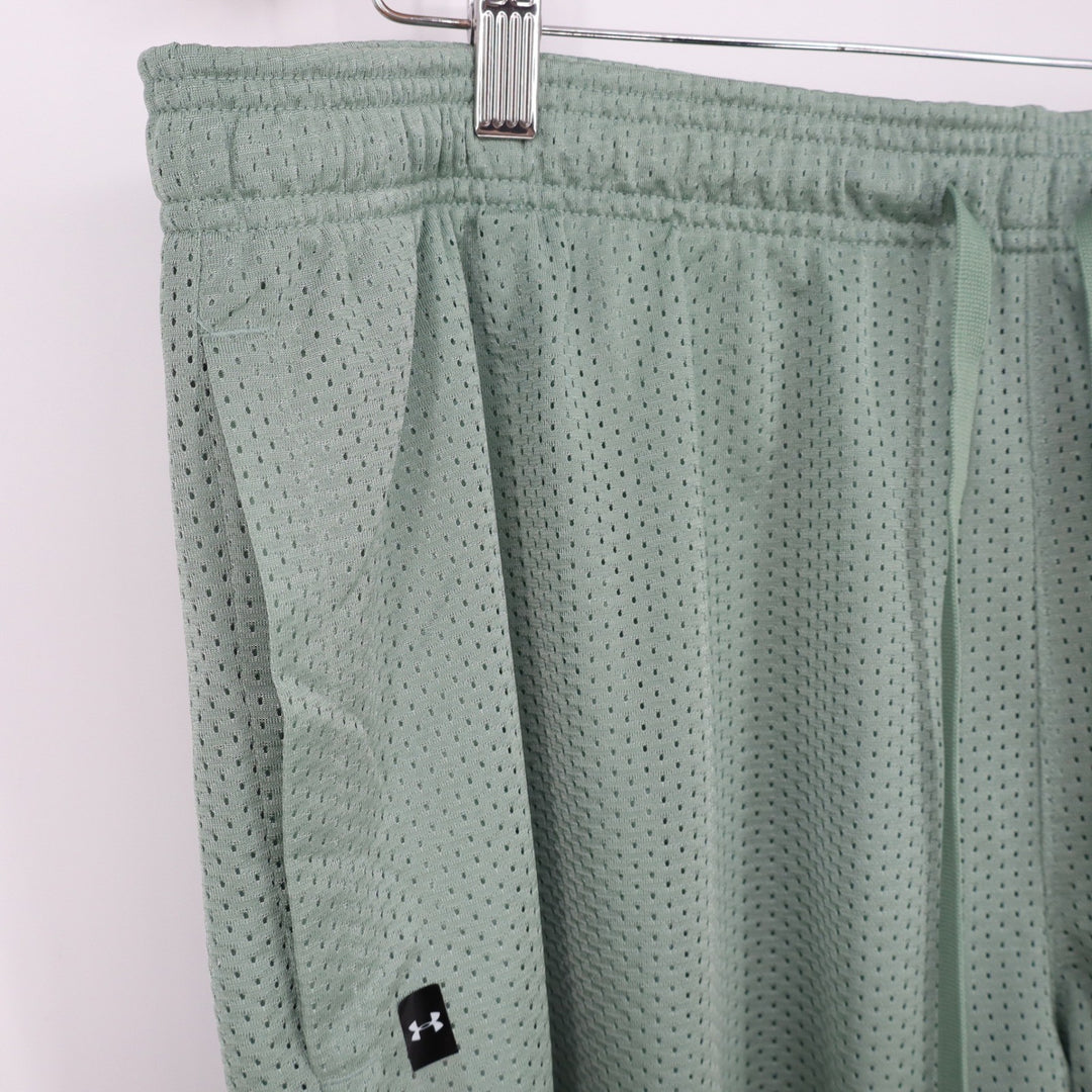 Under Armour Mens Icon Mesh Shorts Sage Green 2XL AVY 348 Loose Fit