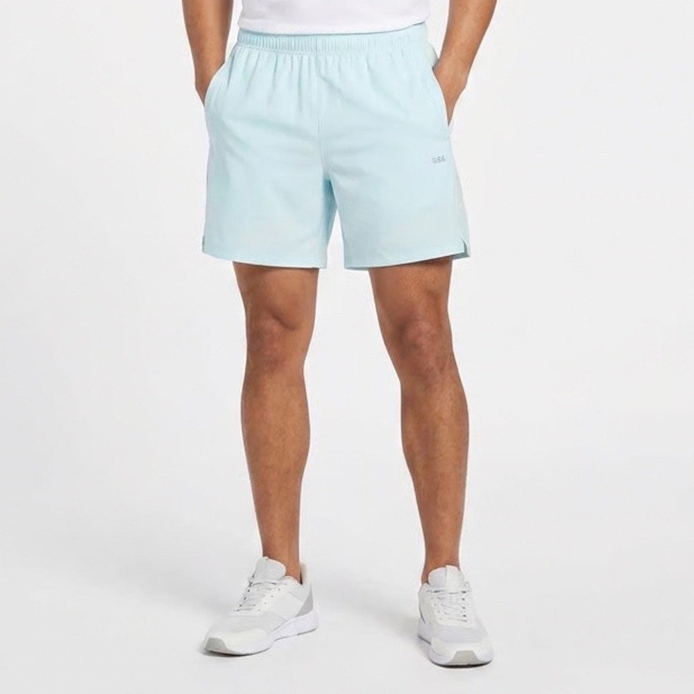 DSG Mens 5 Inch Stride Short Light Blue Athletic Running Training Small