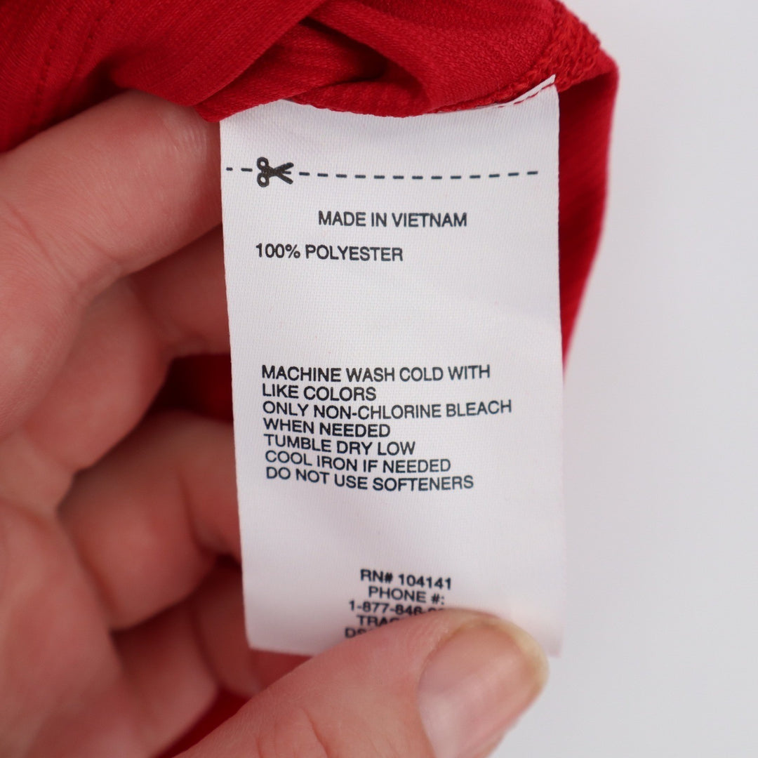 DSG Boys XS 6-7 Movement Tee Team Red Heather Moisture Wicking Shirt