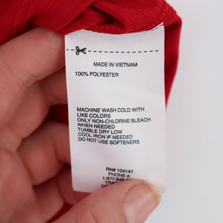 DSG Boys XS 6-7 Movement Tee Team Red Heather Moisture Wicking Shirt