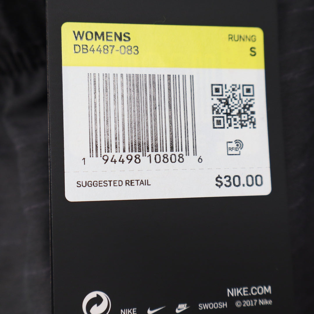 Nike Womens Dri-FIT Running Shorts Gray Black Space Dye Size Small