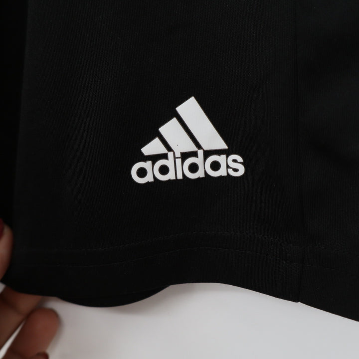 Adidas Shorts Youth GN5767 Aeroready Black 3-Stripe Activewear Excellent