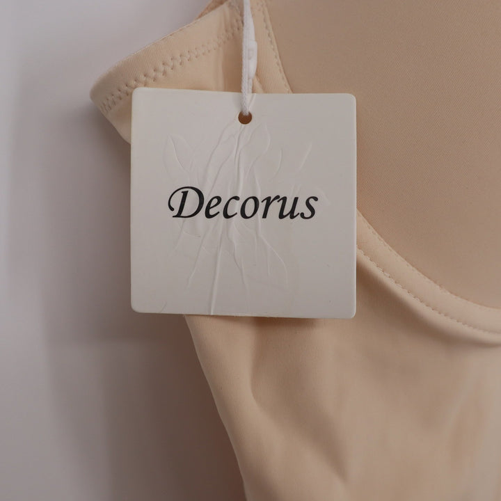 Decorus Women Backless Shaping Body Bodysuit Beige XL