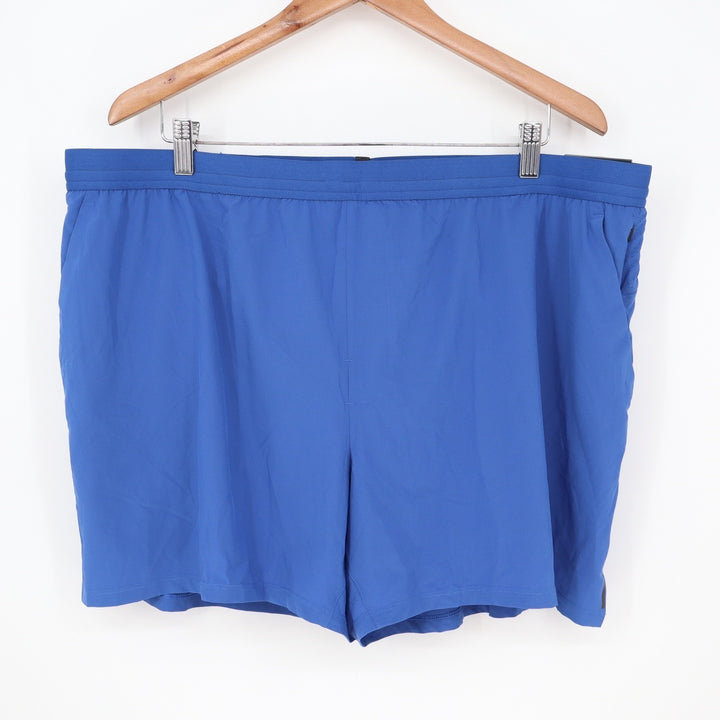 VRST Mens 5" Accelerate Running Shorts Bright Blue Boxer Brief Lined XXL NEW