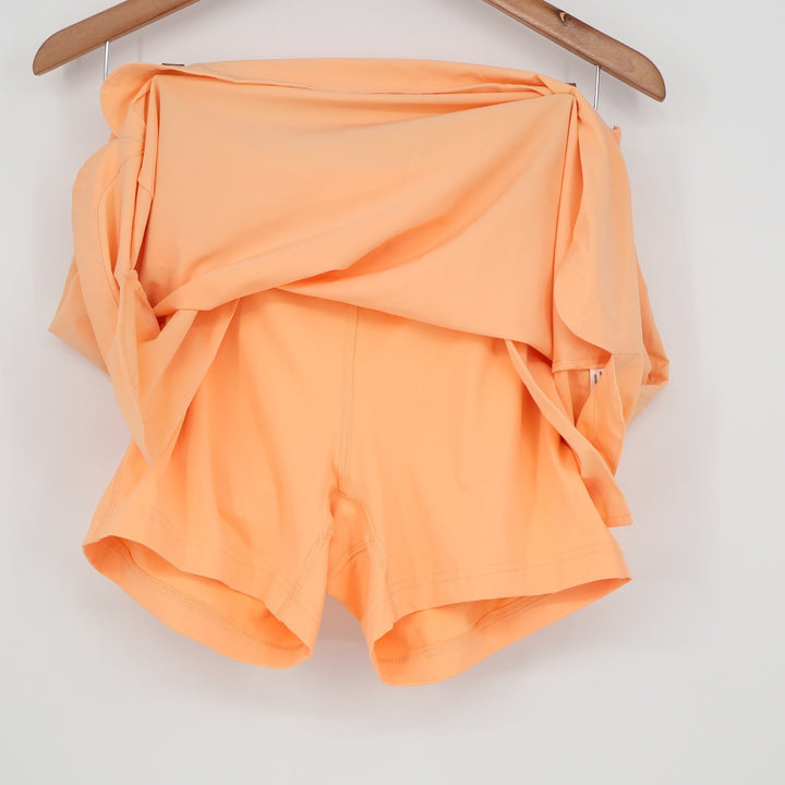Walter Hagen Performance Golf Skort Peach Orange Womens Medium 18 Inch Length