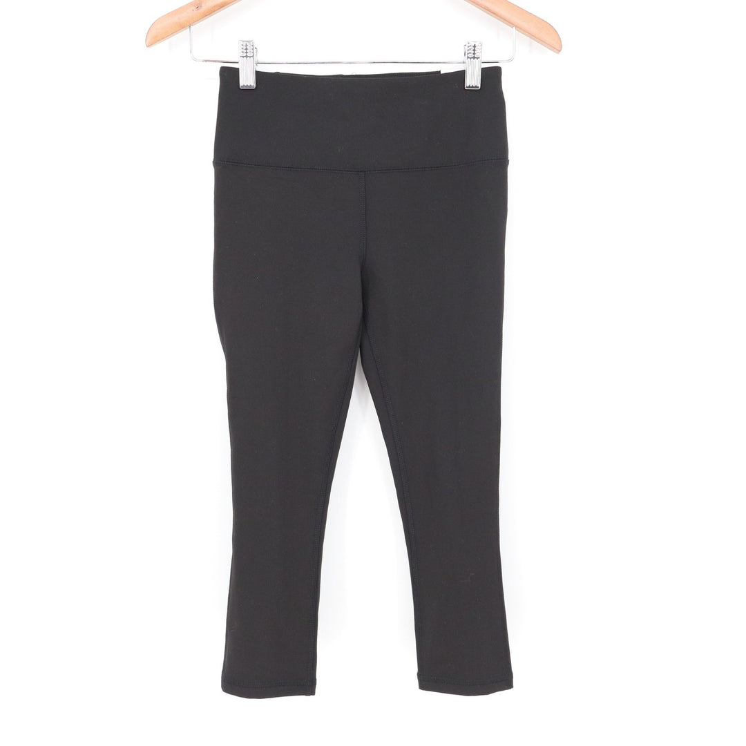 DSG Momentum Capri Womens XS Pure Black High Rise Leggings NEW