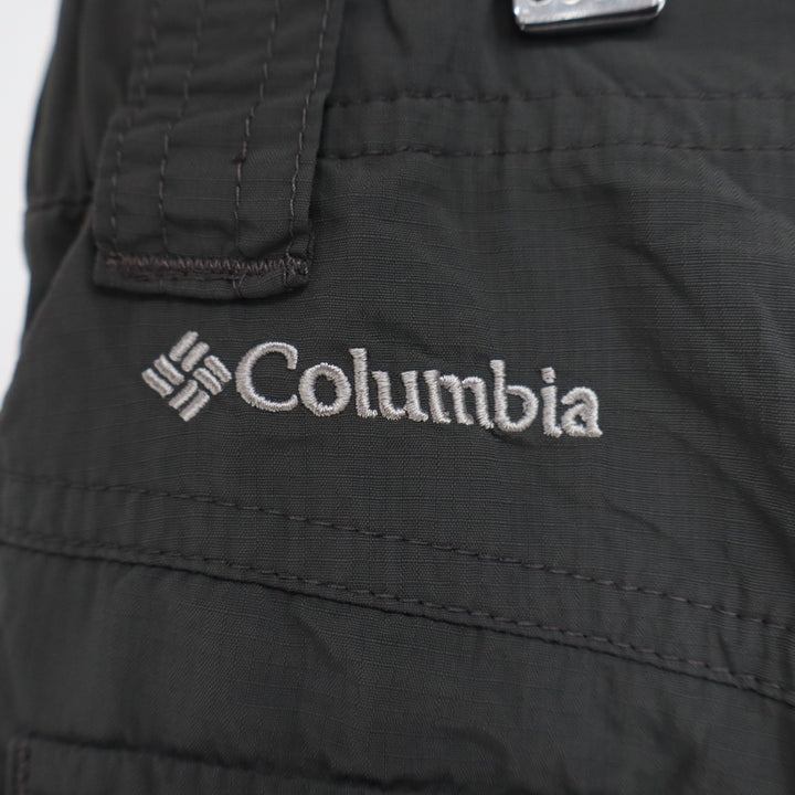 Columbia Silver Ridge Cargo Shorts Mens 34 Dark Grey Hiking Outdoor Nylon