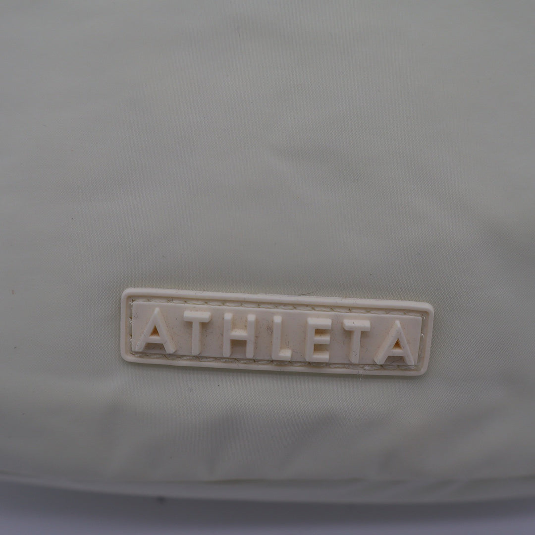 Athleta Excursion Belt Bag Pale Yellow Nylon Fanny Pack Waist Bag