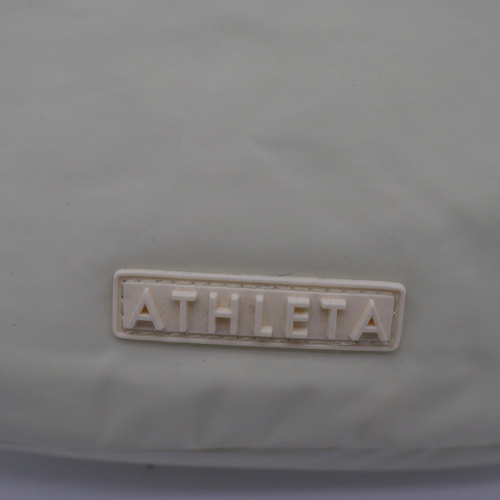 Athleta Excursion Belt Bag Pale Yellow Nylon Fanny Pack Waist Bag