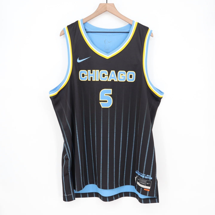 Nike Chicago Sky Angel Reese WNBA Explorer Edition Jersey Black Womens XXL