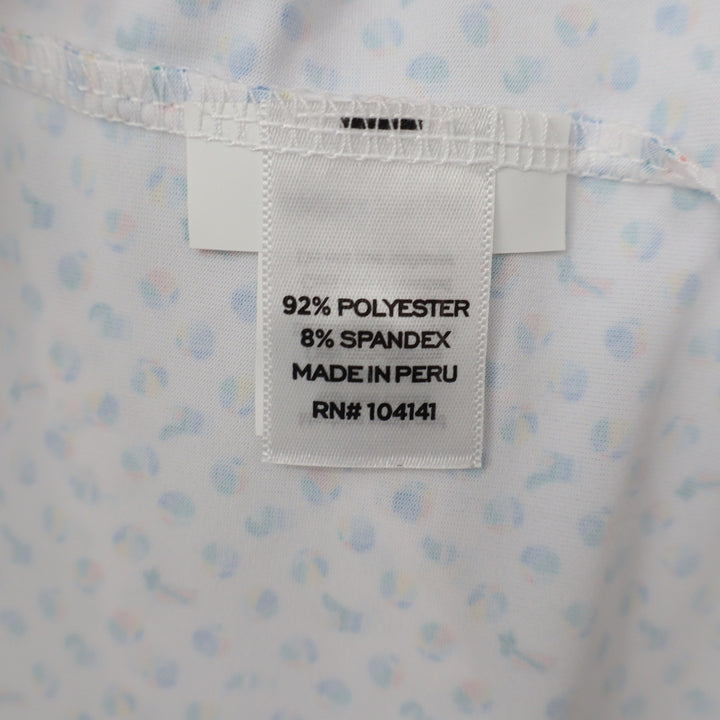Walter Hagen Mens 4XLT Poolside Convo White Performance Golf Polo Shirt New