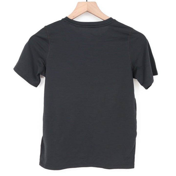 DSG Boys Movement Tee Pure Black Short Sleeve Moisture Wicking Shirt Size M