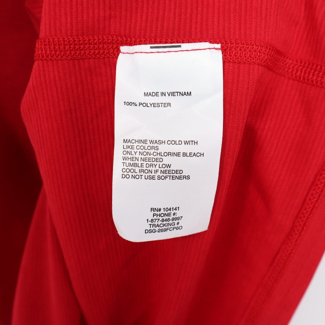 DSG Boys Movement Tee Team Red Heather Short Sleeve Athletic Shirt Size M 10-12