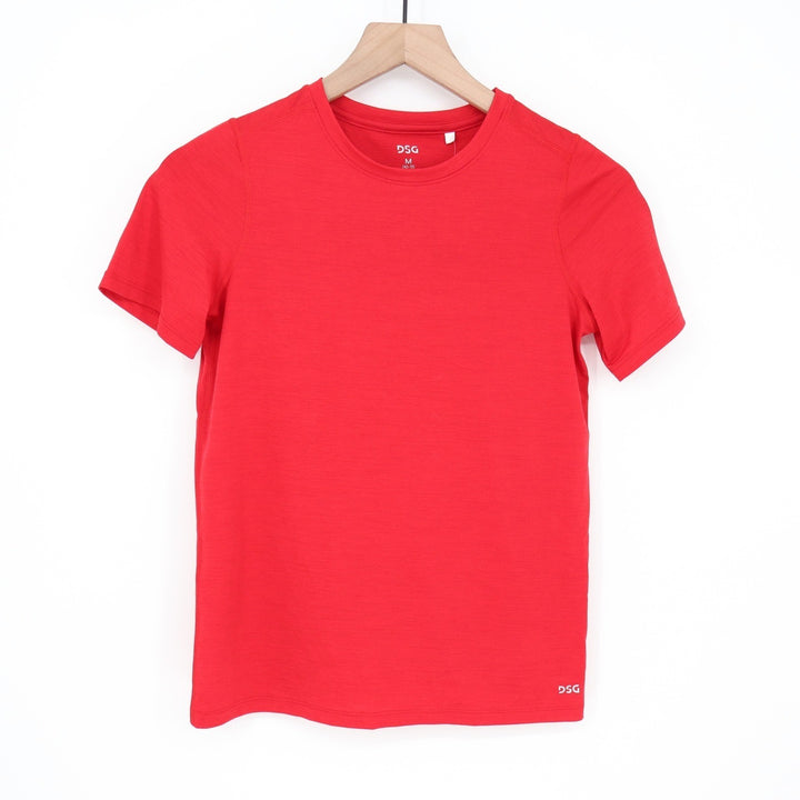 DSG Boys Movement Tee Team Red Heather Short Sleeve Athletic Shirt Size M 10-12