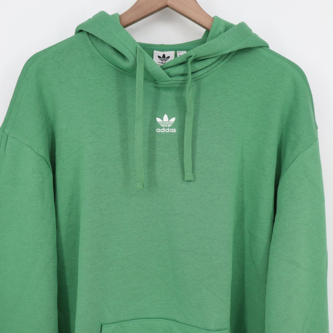Adidas Originals Womens Essentials Oversized Hoodie Preloved Green XS