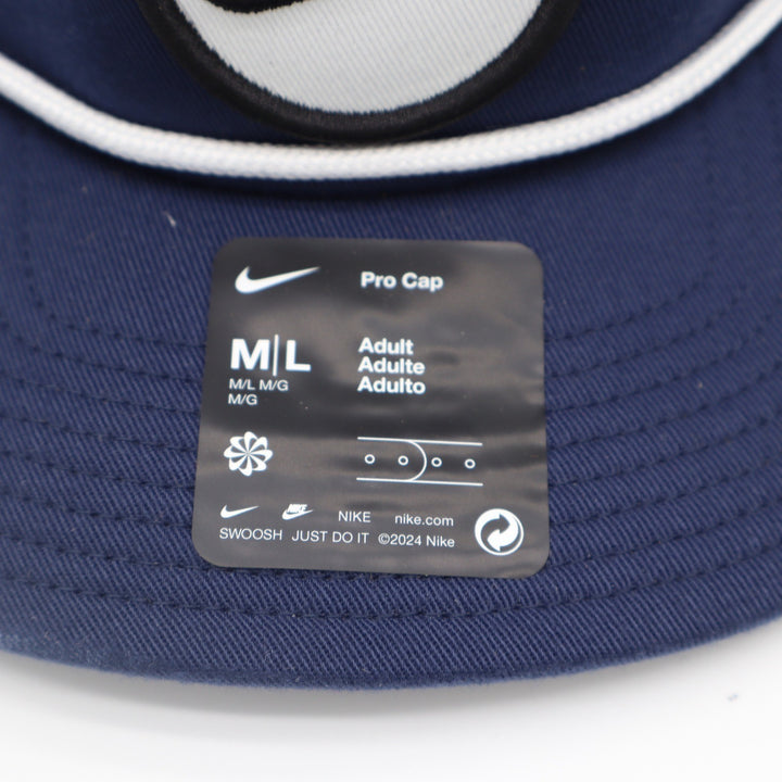 Nike Pro Cap Dri-FIT Snapback Hat Navy Blue White Rope-410 M/L NEW