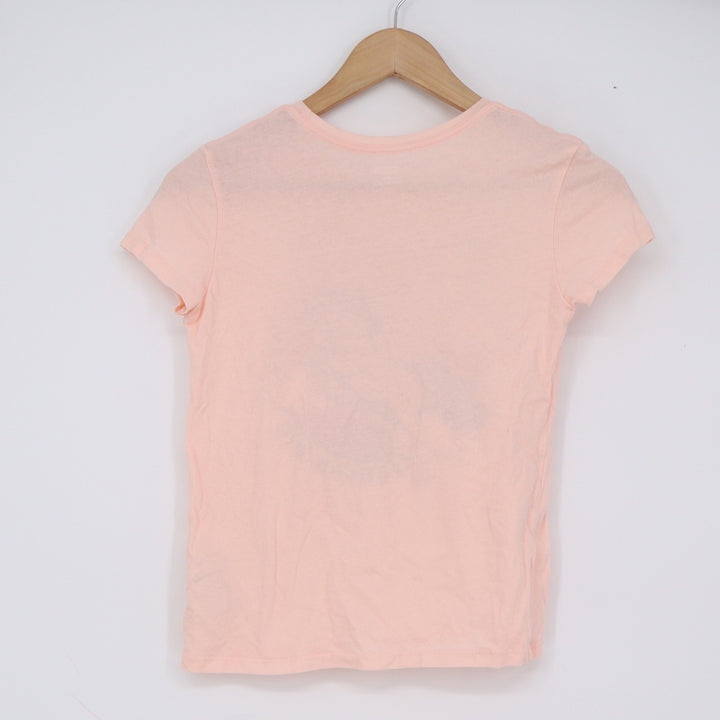 Old Navy T-shirt Girls M (8) Dream Big Unicorn Pegasus Peach Graphic Excellent